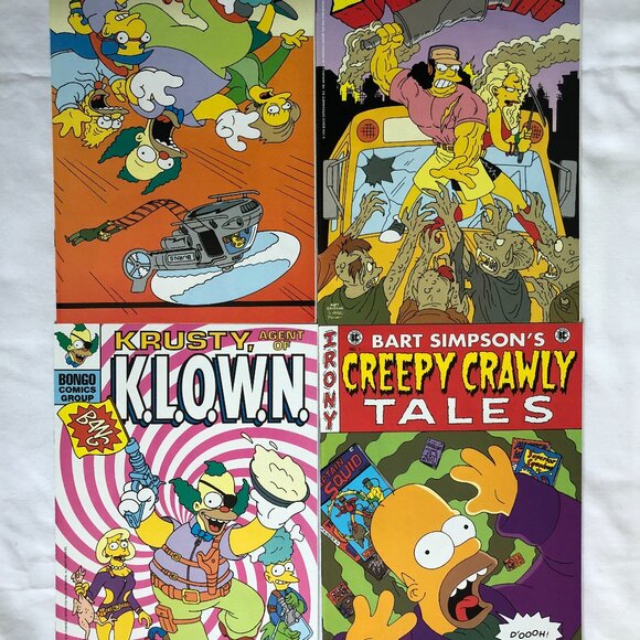 SIMPSONS COMICS -Lot of FOUR (4) Comic Books- ISSUES #1, #3, #4, & #5 - Picture 2 of 14